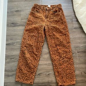 Cheetah pants